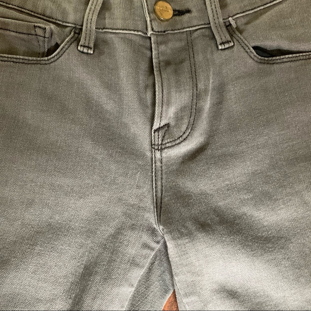 FRAME Le Skinny De Jeanne Zip Trim Jeans SZ-26 - Picture 10 of 14